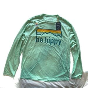 Be Hippy Mint Green 'T-Shirt large NWT